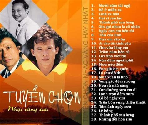 Tuyển chọn nhạc vàng xưa tuấn vũ, chế linh, duy khánh