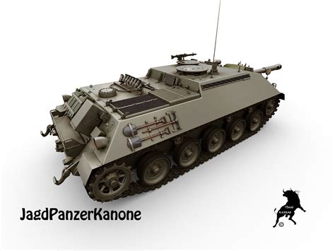 JagdPanzerKanone 90mm by Karras. The first prototypes of the Kanonenjagdpanzer, also known as ...