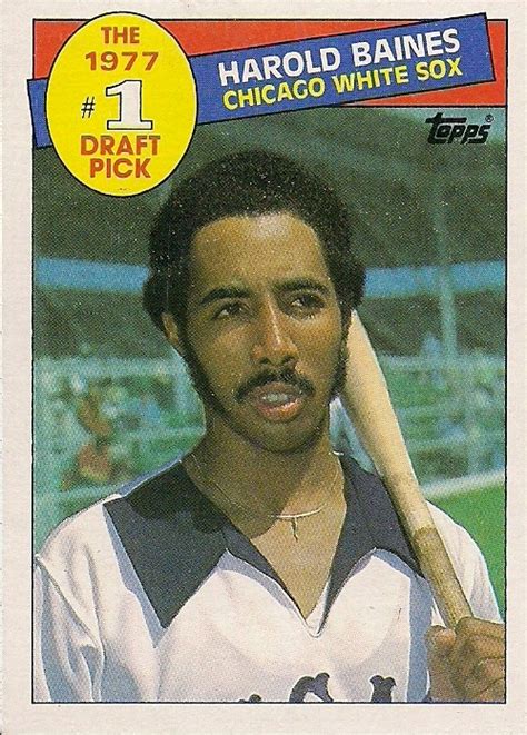 1985 Topps: #275 - The 1977 No. 1 Draft Pick - Harold Baines