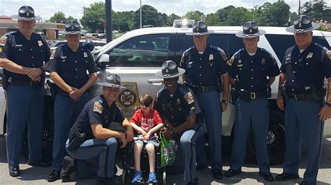 Alabama State Troopers Make a Young Boys Wish Come True