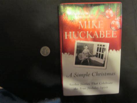 A Simple Christmas by Mike Huckabee Signed Book – Bill’s Political Shoppe