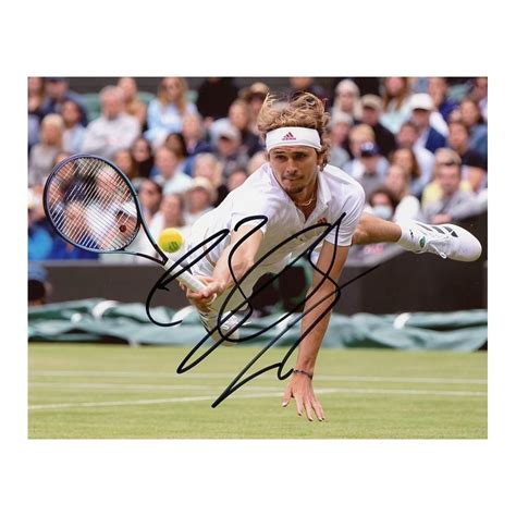 Signed Autograph ZVEREV Alexander - All-Autographes.com