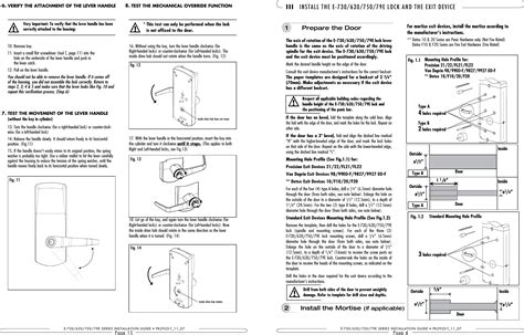 Kaba Ilco CSC790 Door Lock User Manual Manual