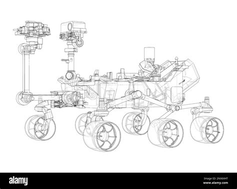 Mars Rover. 3d illustration Stock Photo - Alamy