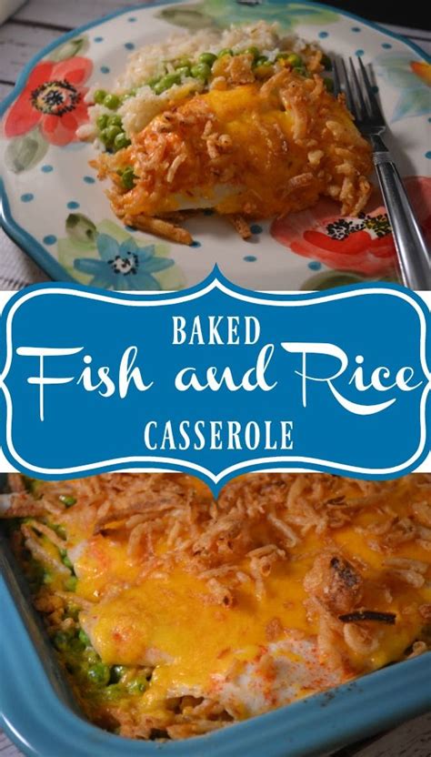 Baked Fish Rice Recipe - All About Baked Thing Recipe