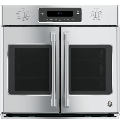 GE Café Series 30" Built-In French-Door Single Convection Wall Oven CT907FP2N - ADA Appliances