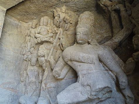 Elephanta Caves Unesco World Heritage Site, Caves, Buddhism, Lion ...