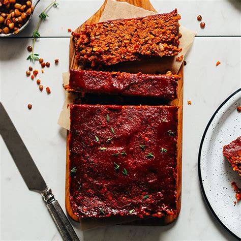 Lentil Nut Vegan "Meatloaf" | Minimalist Baker Recipes