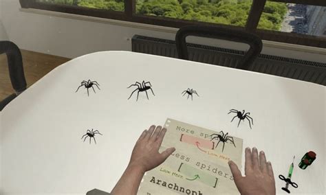 Virtual reality treatment method helps combat arachnophobia