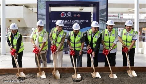 Sy-blings, DOTR begin construction of SM North Edsa busway concourse