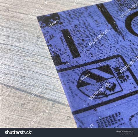 Blue Garbled Antique Paper Light Gray Stock Photo 2177263165 | Shutterstock