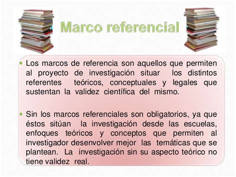 Marco teorico referencial