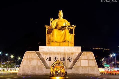 King Sejong statue, Seoul, South Korea | Statue of King Sejo… | Flickr