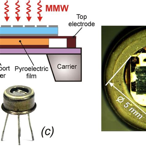 Equivalent circuit of pyroelectric sensor and preamplifier | Download ...