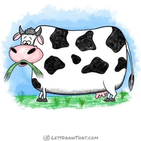 Share 160+ cow colour drawing best - seven.edu.vn