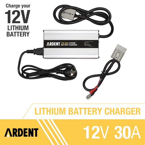 Ardent 12V 30A Lithium LiFePO4 Battery Charger