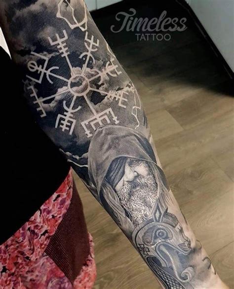 Viking tattoo - Ønsker du en viking tatovering? - Timeless Tattoo 2020 | Viking tattoo sleeve ...