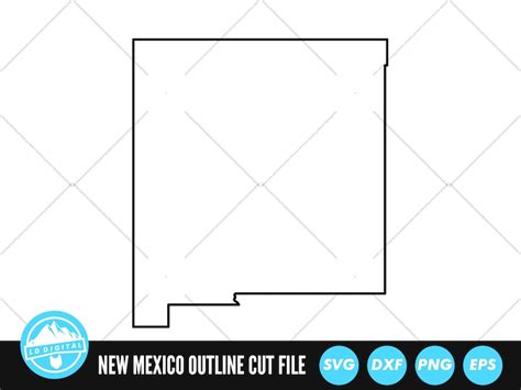 New Mexico Outline SVG Files | New Mexico Cut Files | United States of ...