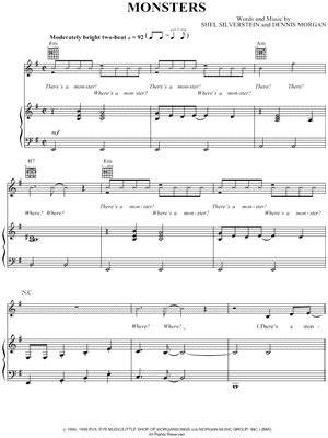 "Monsters" Sheet Music - 1 Arrangement Available Instantly - Musicnotes