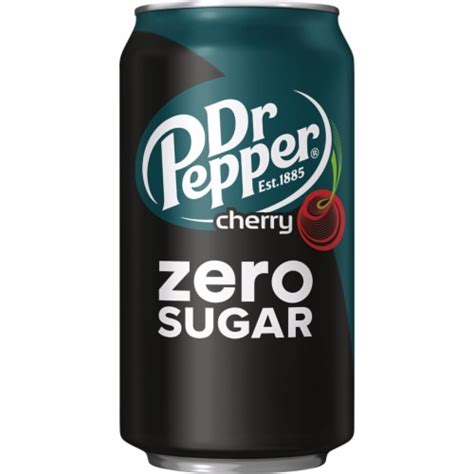 Dr Pepper® Cherry Zero Sugar Soda Cans, 12 cans / 12 fl oz - Smith’s ...