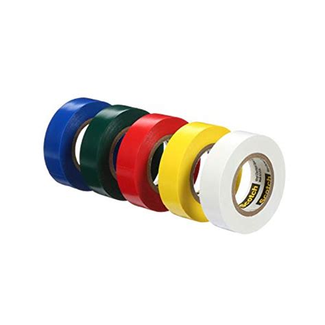 TradeGear Electrical Tape ASSORTED MATTE Rainbow Colors – 10 Pk ...