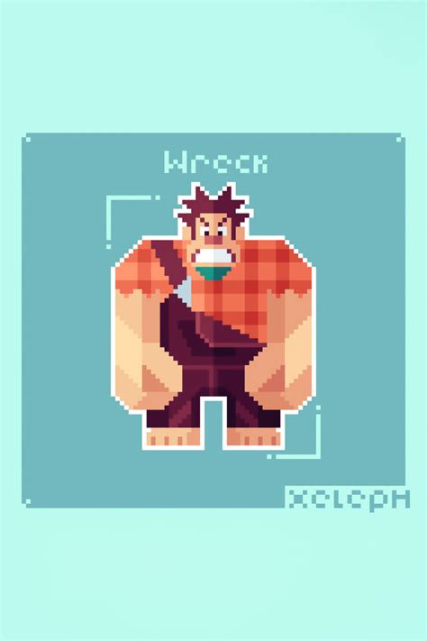 640x960 Wreck It Ralph Pixel Art 5k iPhone 4, iPhone 4S HD 4k ...