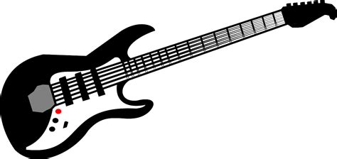 Black And White Pictures Of Guitars - Cliparts.co