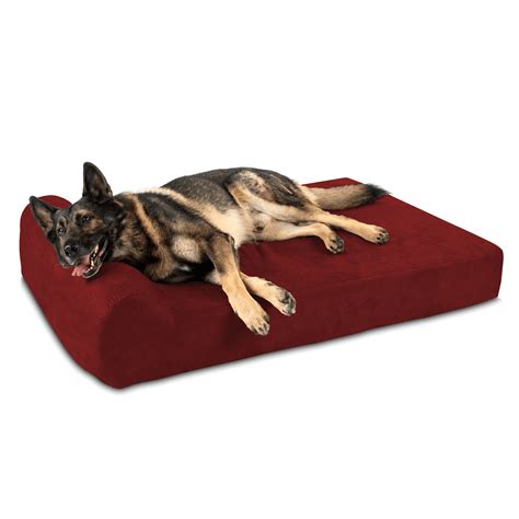 Big Barker 7" Pillow Top Orthopedic Dog Bed for Large and Extra Large Breed Dogs (Headrest ...