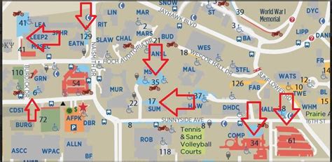 University Of Kansas Campus Map Parking