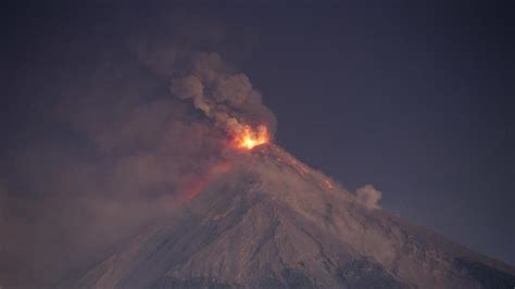 La espectacular erupción del Volcán de Fuego en Guatemala