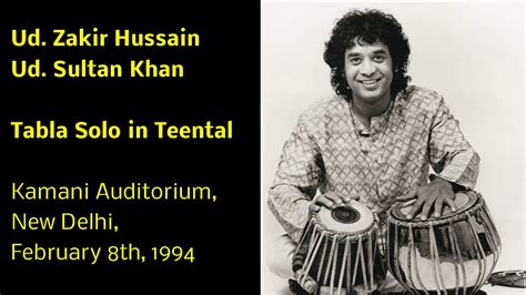 Zakir Hussain - Tabla Solo live in Delhi 1994 - YouTube