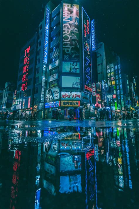 Rainy Night in Tokyo [OC] : MostBeautiful