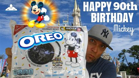 Oreo® | Mickey Mouse 90th Birthday Celebration | Birthday Cake Flavor - YouTube