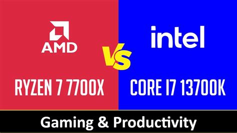 RYZEN 7 7700X vs CORE I7 13700K - Gaming & Productivity (RTX 3090 Ti) - YouTube