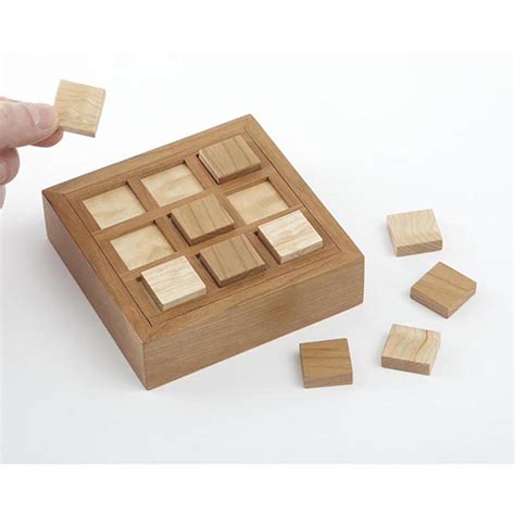 Tic-Tac-Toe Game Set Woodworking Plan from WOOD Magazine