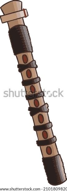 Hichiriki Traditional Japanese Musical Instrument Stock Vector (Royalty Free) 2101809820 ...