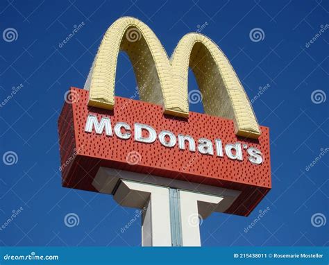 McDonald`s Golden Arches Sign Editorial Photo | CartoonDealer.com ...