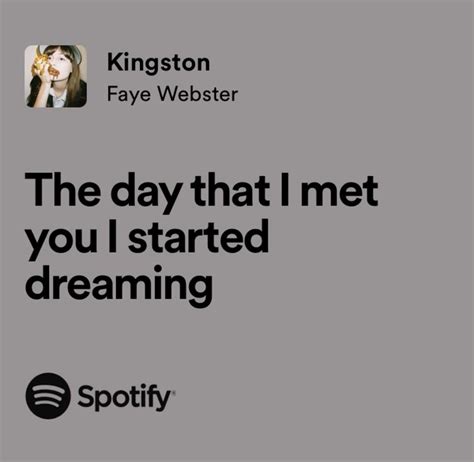 kingston faye webster in 2024 | Song quotes, Pretty lyrics, Love songs