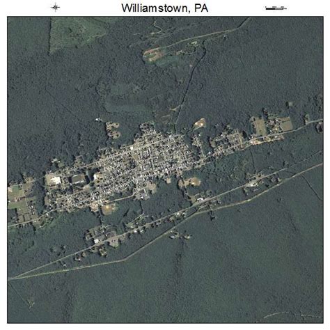 Aerial Photography Map of Williamstown, PA Pennsylvania