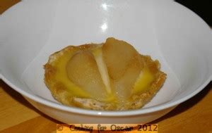 Custard and Pear Tarts – Cooking for Oscar