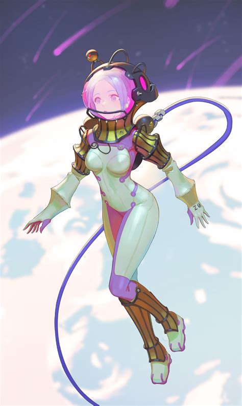 Spacesuit (reward 1/5) | Timbougami on Patreon | Space girl art, Anime character design, Science ...