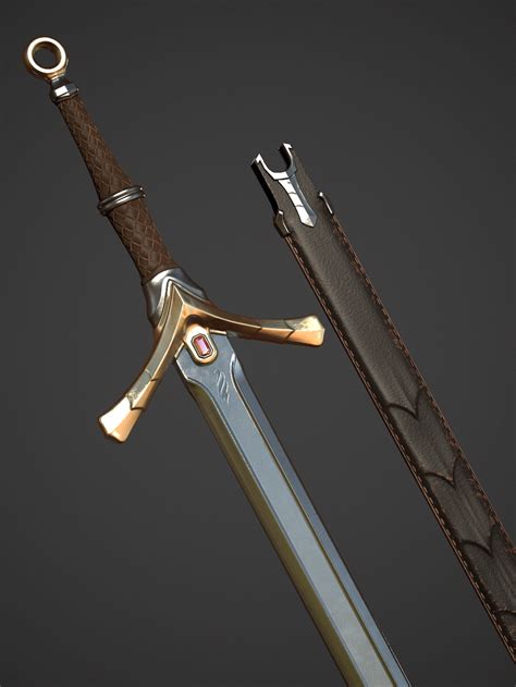 Fantasy Sword - Unsheathed by billymcguffin on DeviantArt