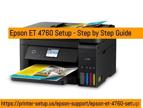 Epson ET 4760 Setup - Step by Step Guide in 2021 | Epson, Printer ...