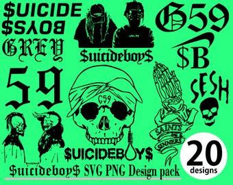 Suicide Boys Png | Etsy Canada