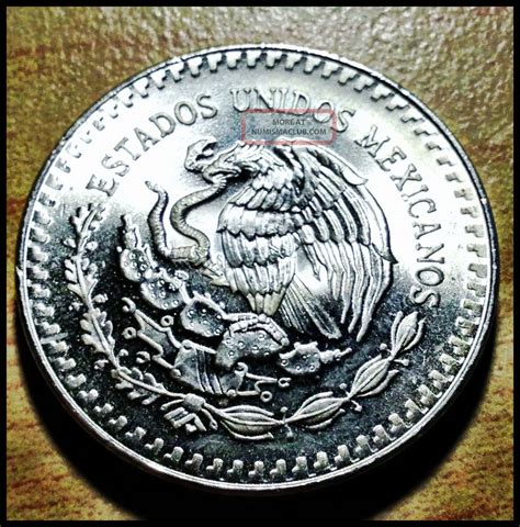 1985 Uncirculated Mexico Libertad Silver Coin One Ounce Fine Silver