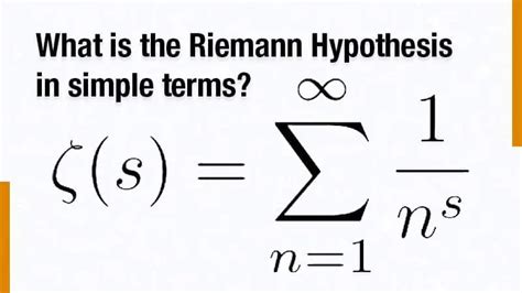 What is the Riemann Hypothesis in Simple Terms? » Mathematics