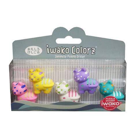 Iwako Erasers: Colorz Set - Tiger | Toys | Toy Street UK