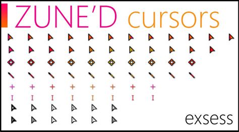 Zune'd Animated Cursors Set by exsess on DeviantArt