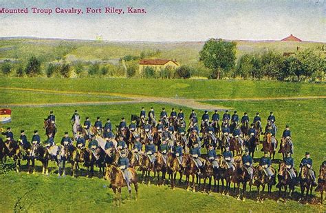 1923 - Mounted Troop Cavalry, Fort Riley, Kansas | Fort riley, Pictures of soldiers, Cavalry