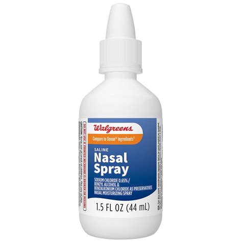 Walgreens Saline Nasal Spray | Walgreens